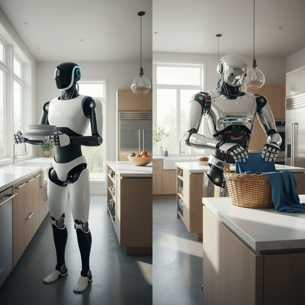 Tesla Bot vs. Figure 01: Which Humanoid Is Actually Ready for Your Chores?